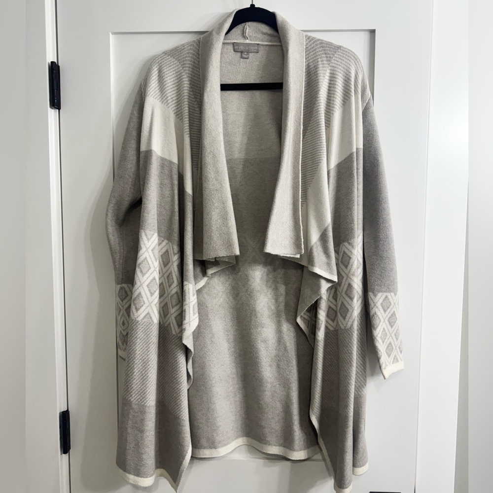 Evolution by Cyrus Gray & Cream Women's Cardigan Sweater